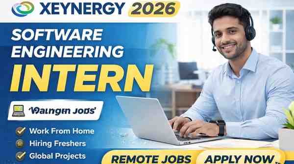 Xeynergy Recruitment 2026 Software Engineering Intern Remote Jobs for Freshers